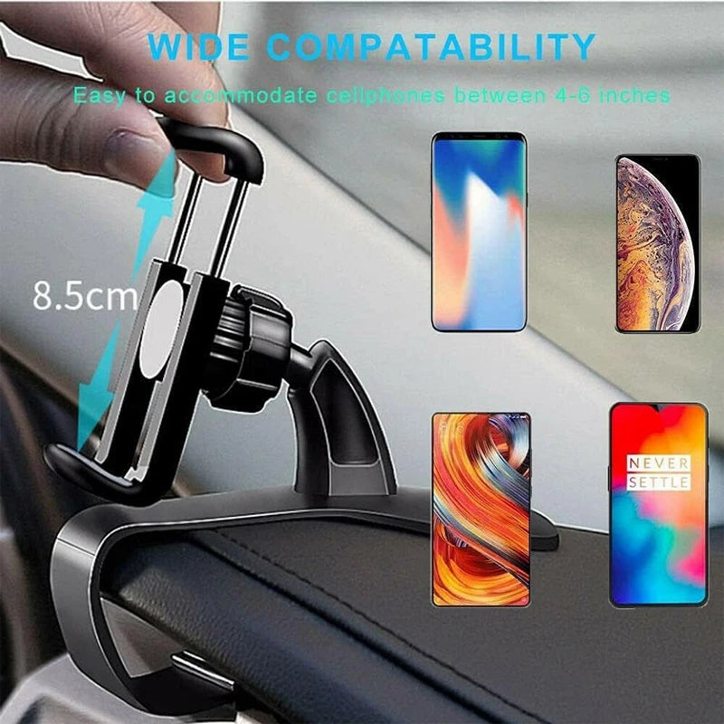 Car Phone HolderEasy Clip Mount Stand Panel Multi Functional Universal