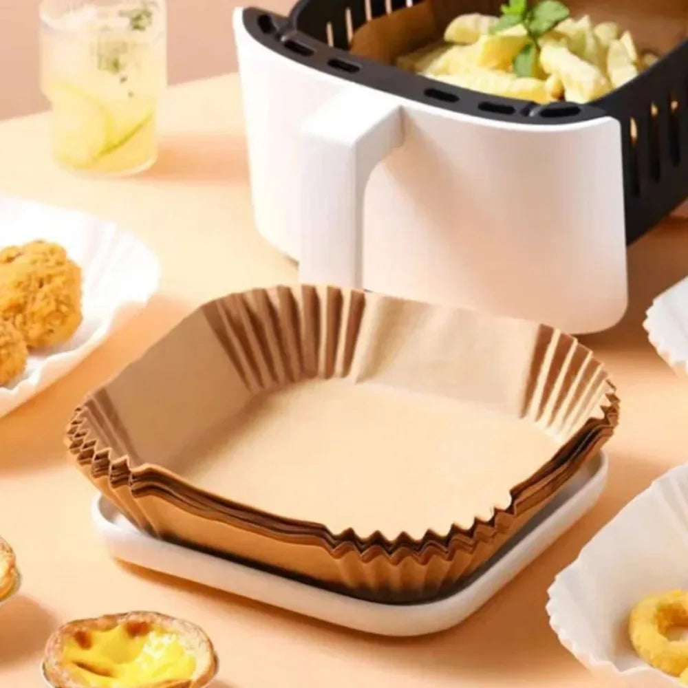 50 PCS Air Fryer Blotting Paper, Baking Blotting Paper, Food Grade