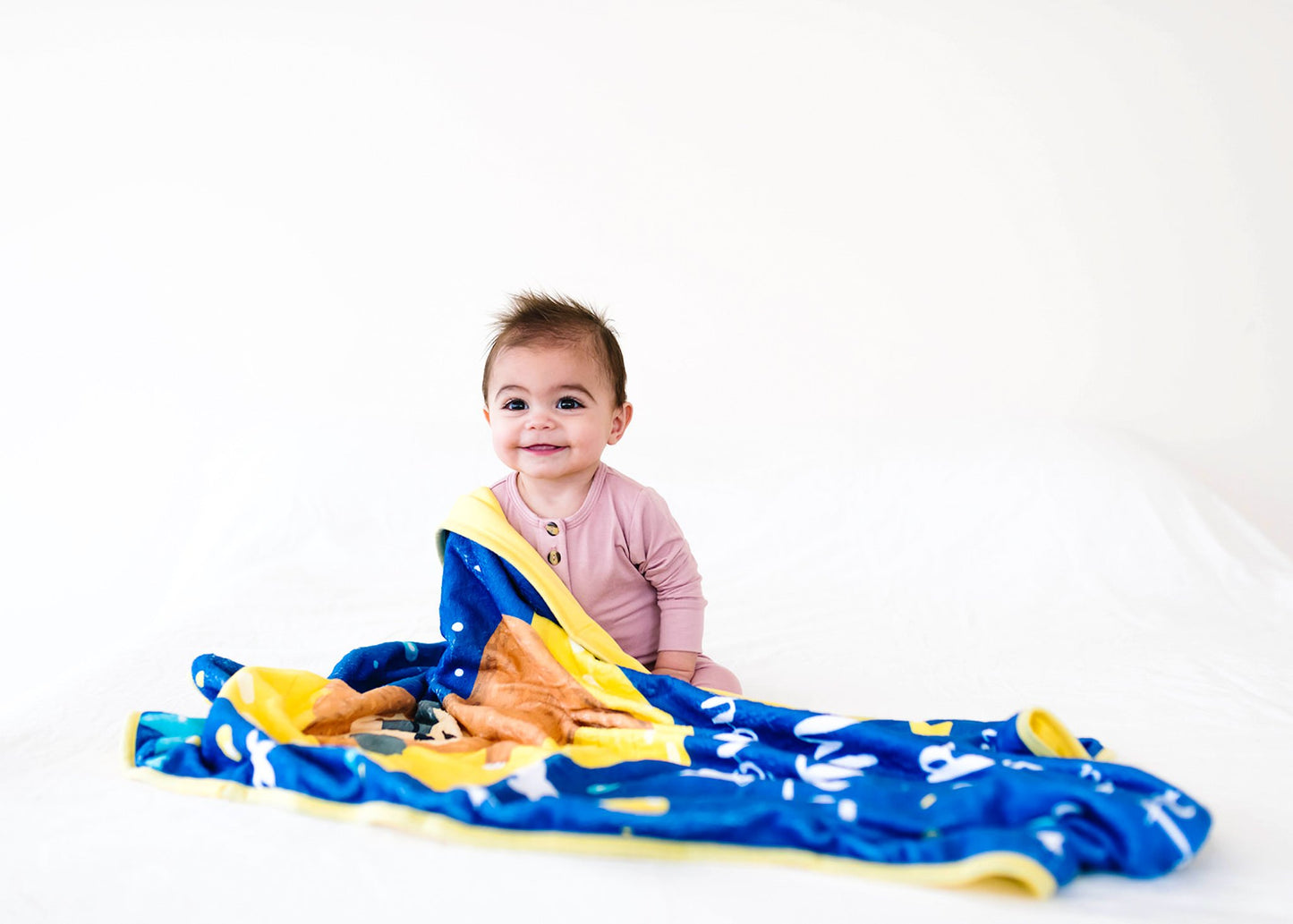 Baby Minky Sloth Blanket - Double Layers - I Love You to the Moon